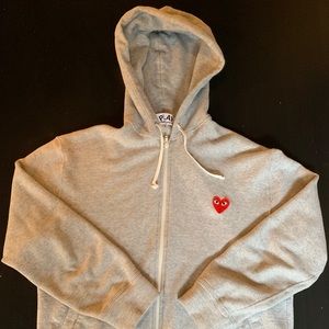 Comme des Garçons Play Zip Hooded Sweatshirt